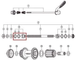 Shimano Konus HR Links FH-HG50/ RX100 Y-22098080 5 Shimano Konus HR Links FH-HG50/ RX100 Y-22098080 -Shimano Store 2209808b
