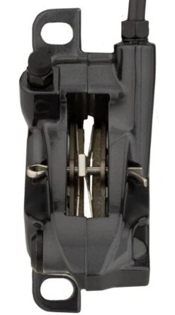 Shimano Deore BR-M6120 Ab 2021 4-Kolben VR Incl. Normalem Bremshebel -Shimano Store Shimano Bremssattel Deore BR M6120 2021 4 Kolben schwarz D 03S Resin E BRM6120MPRX 4550170615734b