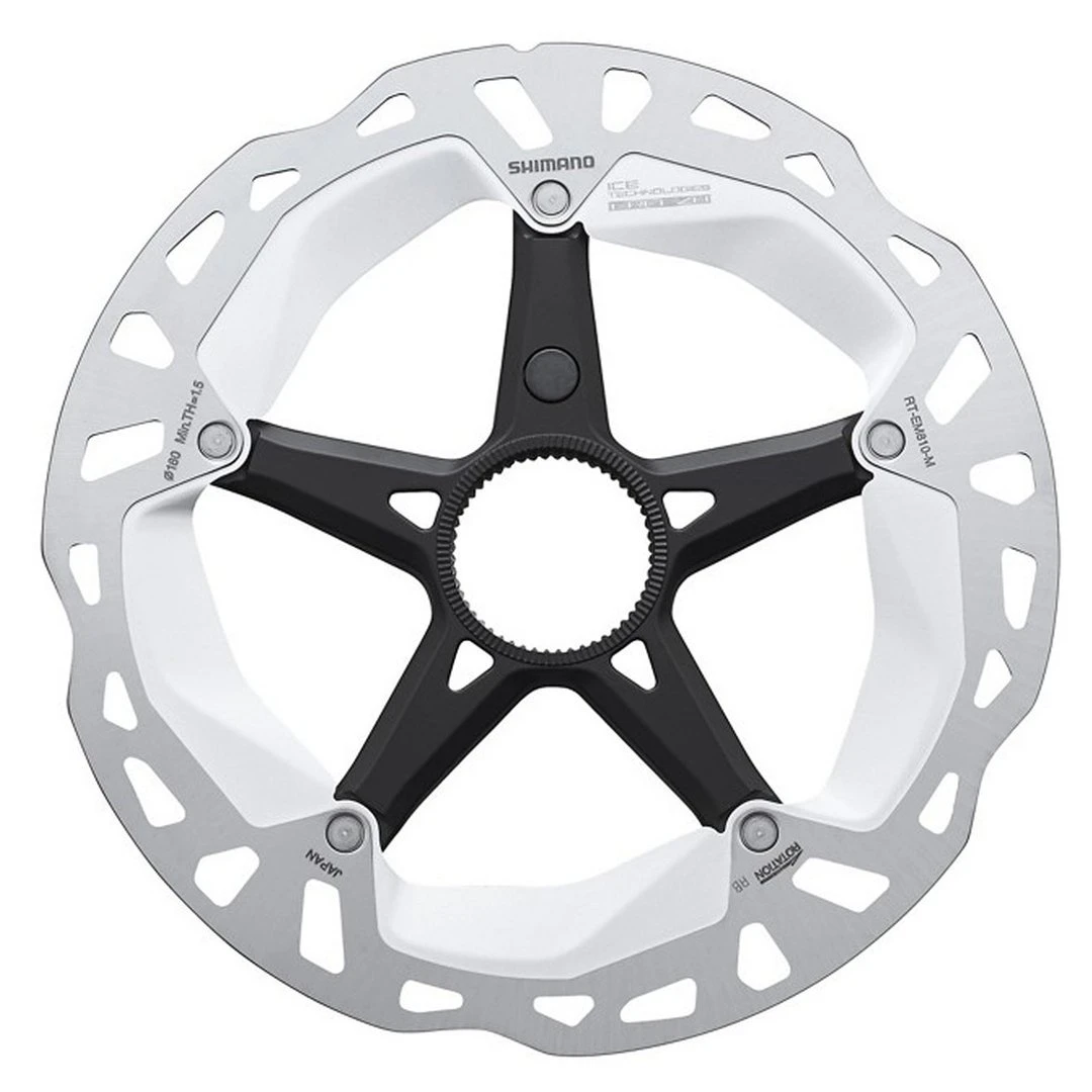 Shimano RT-EM810 M 180mm Ice-Tech Freeza Mit Lock-Ring-Befestigung Für E-Bike Mit Außenverz. Ring 3 Shimano RT-EM810 M 180mm Ice-Tech Freeza Mit Lock-Ring-Befestigung Für E-Bike Mit Außenverz. Ring