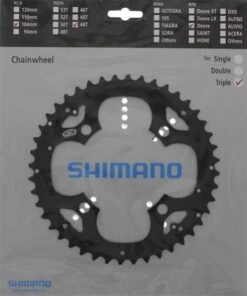 Shimano Deore Ab 2007 44 Zähne S-Type Für Schutzring Schwarz Y-1GX98060