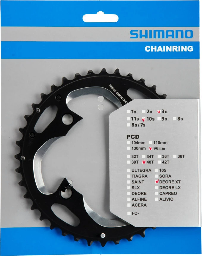 Shimano XT Ab 2014 4-Arm 10-fach 40 Zähne AN-Type Alu Schwarz Y-1NV98020 3 Shimano XT Ab 2014 4-Arm 10-fach 40 Zähne AN-Type Alu Schwarz Y-1NV98020