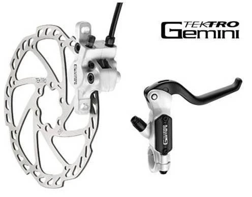 Tektro Gemini Ab 2015 Hydraulisch HR Postmount / IS Weiss 3 Tektro Gemini Ab 2015 Hydraulisch HR Postmount / IS Weiss